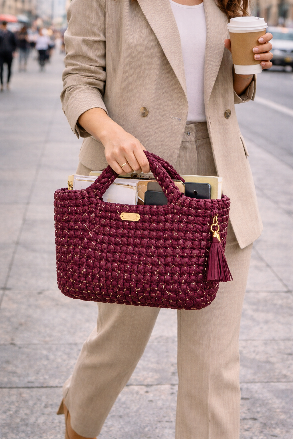 ESSENCE - sac en crochet