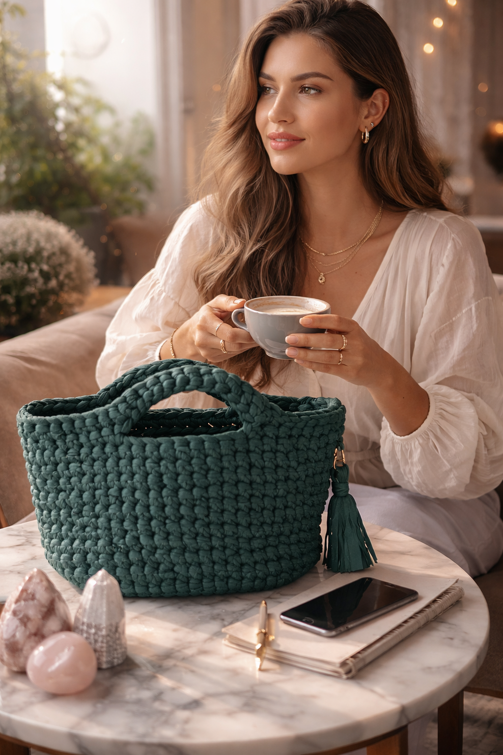 ESSENCE - sac en crochet